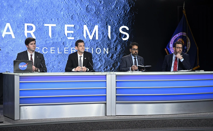 Сложные схемы: в NASA поделились обновленными планами лунных миссий «Артемида-3» и «Артемида-4» | Источник: JOE MARINO via Legion Media