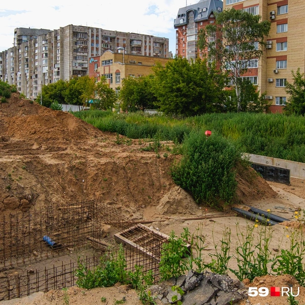 Уже вырисовывается геометрия прокладки труб | Источник: Тимофей Калмаков / 59.RU