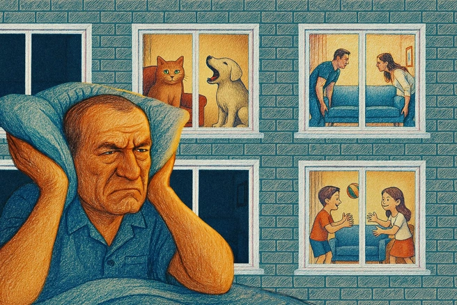 Бытовой шум доводит некоторых жильцов квартир до нервного срыва | Источник: Евгения Бикунова / Городские медиа