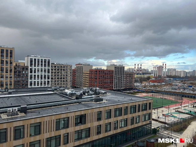 Небо над Москвой было целый день хмурое  | Источник: читатели MSK1.RU
