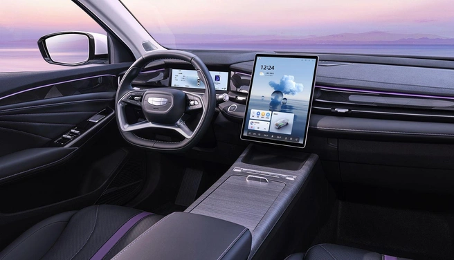 Интерьер Geely Preface: «волговский» отличается только шильдиками | Источник: пресс-служба компании Geely