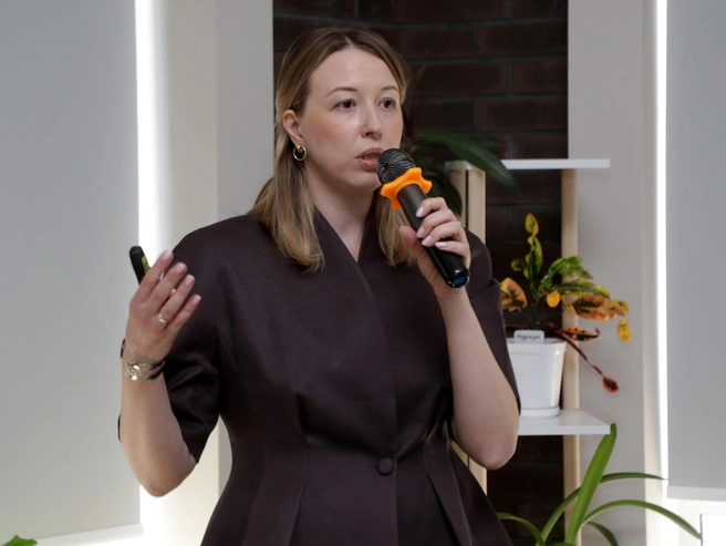 Екатерина Скляренко, руководитель отдела маркетинга hh.ru по Северо-Западу | Источник: Игорь Бакустин, предоставлено СРО А «Объединение строителей СПб»