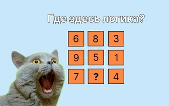 Здесь точно есть логика: какое число пропущено? Ответят только люди с IQ выше 125