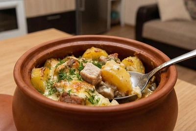 Мясо с грибами в горшочках: рецепт для духовки