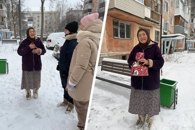 Жители Тюмени устроили сюрприз дворнику