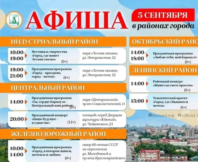 Источник: Администрация Барнаула