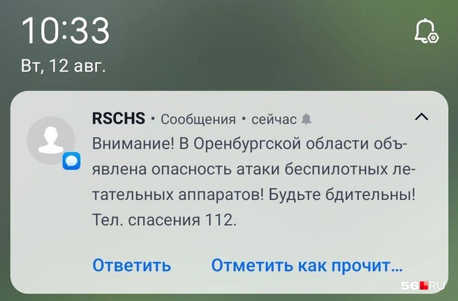 Сообщение от RSCHS | Источник: Владислав Митрошин / 56.RU