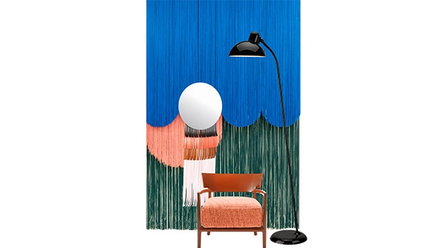 ELLE DECORATION шопинг: лак, бахрома и терраццо
