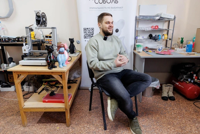 «Папа» соболей&nbsp;— тюменский дизайнер Александр Орлов | Источник: Ирина Шарова