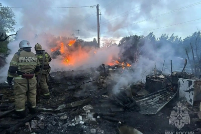Три дома сгорели под Городцом: двое погибших