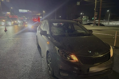 Kia Rio сбила школьницу на переходе у «Орбиты»