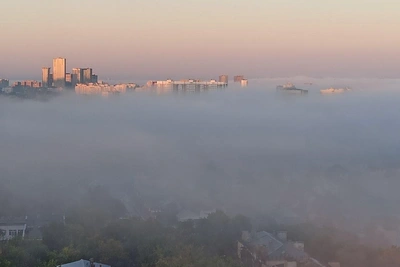 Самару 18 сентября окутал густой туман