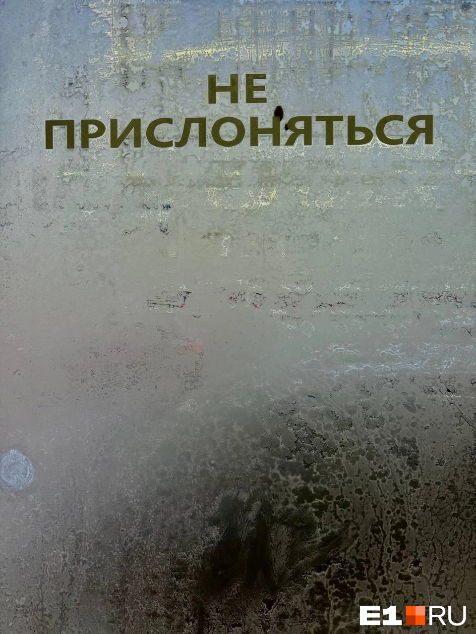 Прислоняться к окну, в целом, не так уж и хочется | Источник: читатель E1.RU