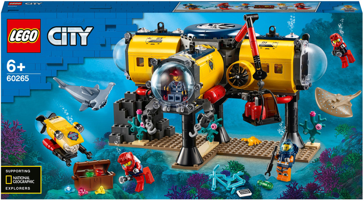 Конструктор LEGO City Oceans 60265. Океан: исследовательская база