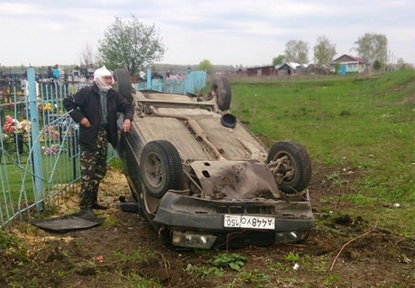 Нетрезвый москвич на ВАЗе перевернулся под Рязанью | ya62.ru