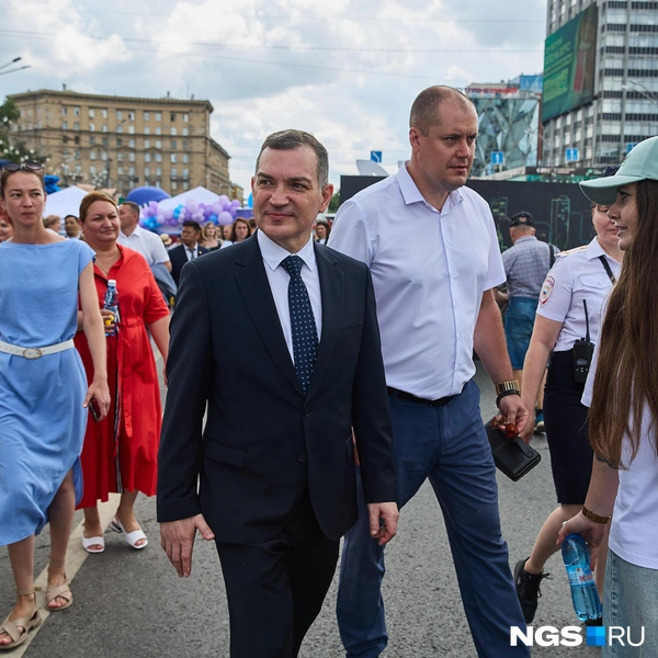 На Дне города был и мэр Максим Кудрявцев  | Источник: Александр Ощепков / NGS.RU