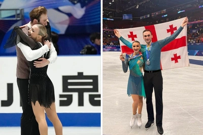 Фигуристы Грузии с серебром Олимпиады тренируются в Перми