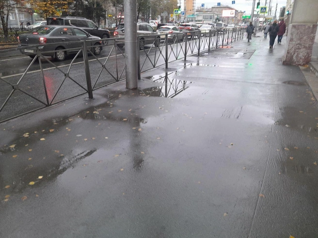 Снег быстро тает из‑за относительно тёплой погоды. | nsk54.online