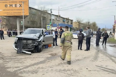 Серьезная авария в Ахтубинске Астраханской области