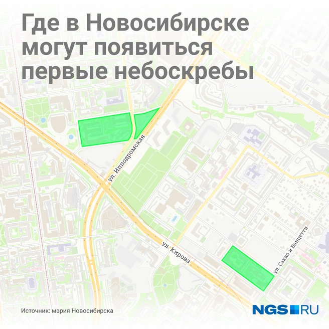 Оба проекта разрабатывают в Октябрьском районе | Источник: Юрий Орлов / Городские порталы