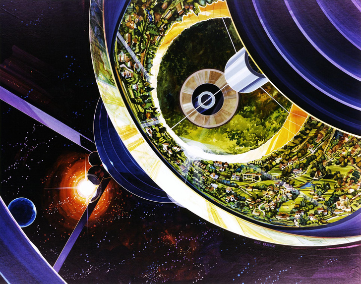Мегаполис будущего на орбите: как ученые XX века проектировали поселения в космосе