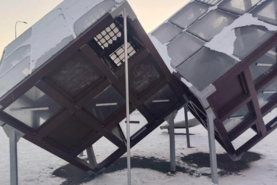 Dispute Over Cube Slide Damage in Chita's MZhK Park
