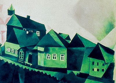 Легка на подъем: 8 деталей картины «Прогулка» Марка Шагала