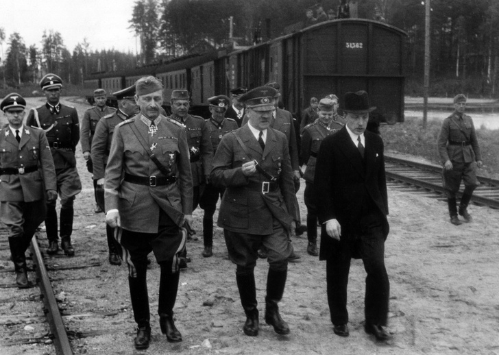 Маннергейм и Гитлер. 1942 год