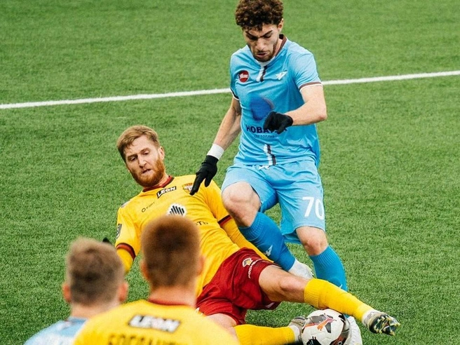 Звезды этого матча — Матвей Урванцев и Гаррик Левин | Источник: fc_chelyabinsk / t.me
