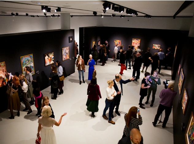 Открытие выставки работ Давида Бурлюка