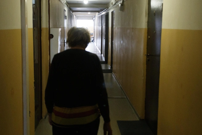 Жилье Виктории предоставили в общежитии коридорного типа | Источник: Андрей Бортко / NGS.RU