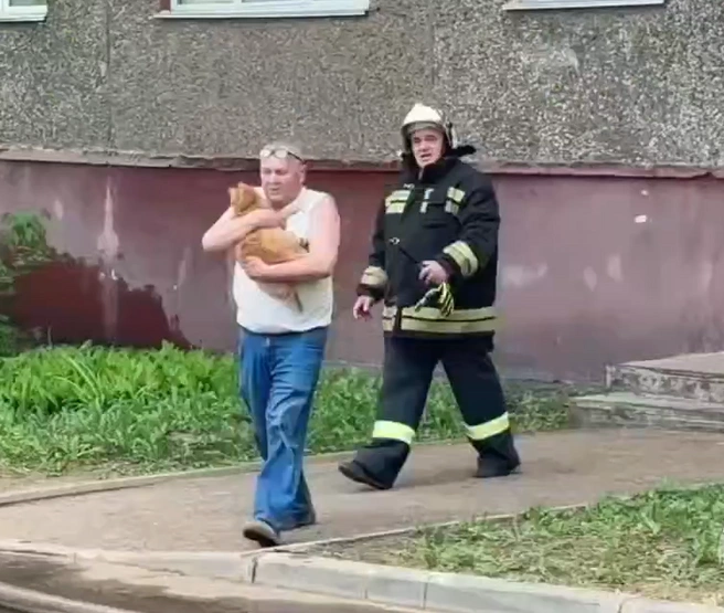 Взял всё самое важное | Источник: МЧС Башкирии