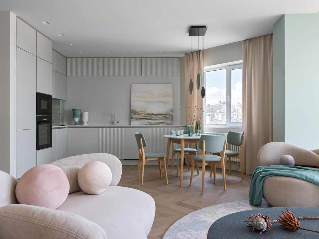 Паркет, Coswick. Кухня, Mossman. | Источник: Максим Максимов