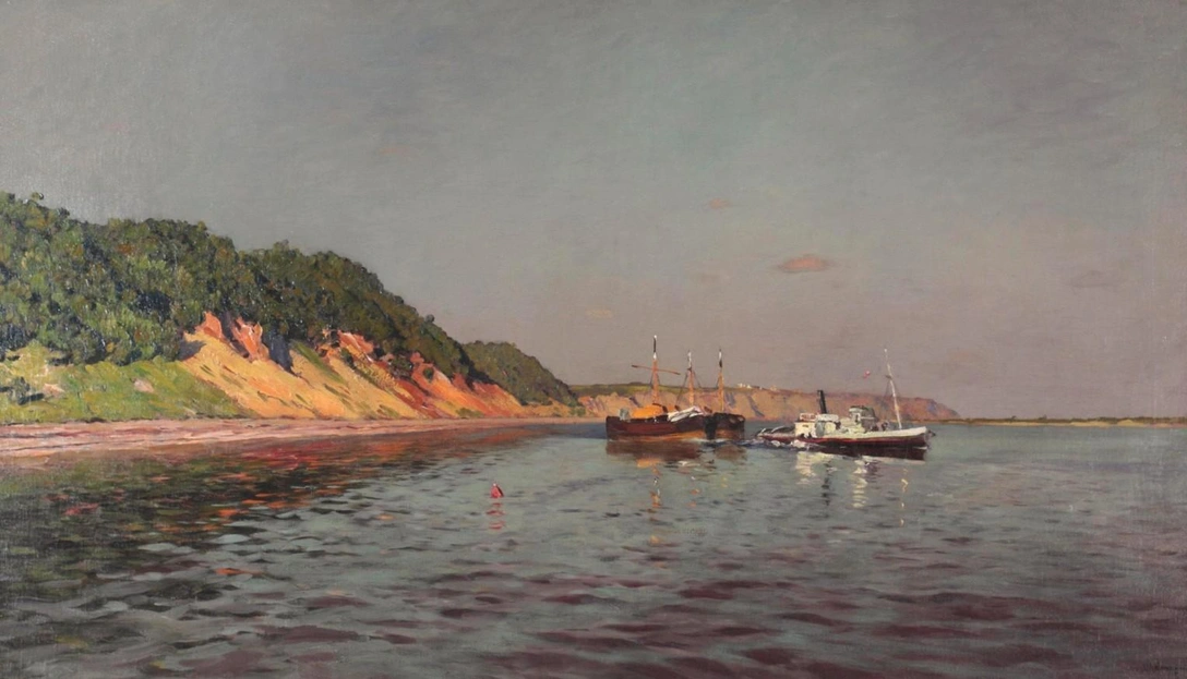 Левитан И.И. «Волга. Тихий день», 1895 | Источник: Архив пресс-служб