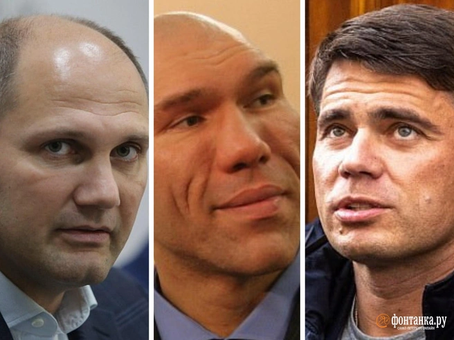 Михаил Рахлин, Николай Валуев, Сергей Боярский (слева направо) | Источник: Павел Каравашкин, Михаил Огнев / FONTANKA.RU