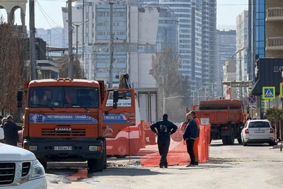 Перекрытие улицы Береговой в Ростове из-за работ газовиков и водоканала