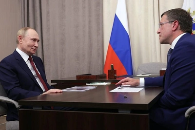 Путин заслушал доклад губернатора Нижегородской области