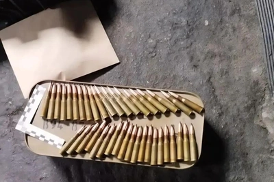 Воронежец спрятал под одеялом свыше тысячи патронов