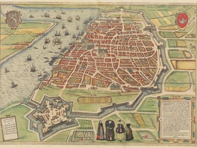 План Антверпена XVI века | Источник: Album / Metropolitan Museum of Art, NY via Legion Media