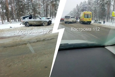 Тройная авария под Ярославлем с пострадавшими