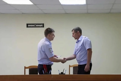 Юрий Поляков представил нового главу ОМВД Рузаевки
