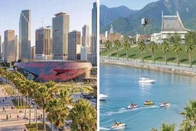 Нейросеть превратила Омск в курортный город с пальмами