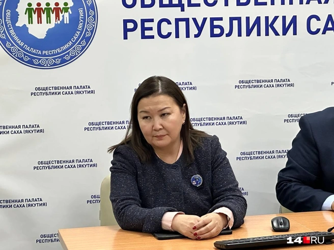 Министр образования и науки Якутии Нюргуна Соколова | Источник: Илья Константинов / 14.RU