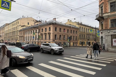На перекрёстке Садовой и Гороховой погасли светофоры