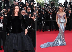 Юбки-тюльпаны, винтажный Saint Laurent и сумка-попкорн: скромное обаяние Канн