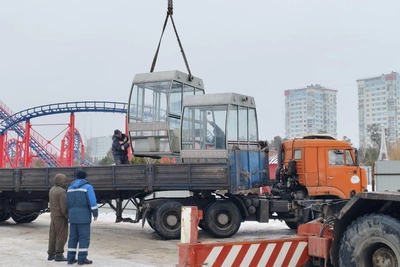 Ferris wheel relocates from central Volgograd to southern district