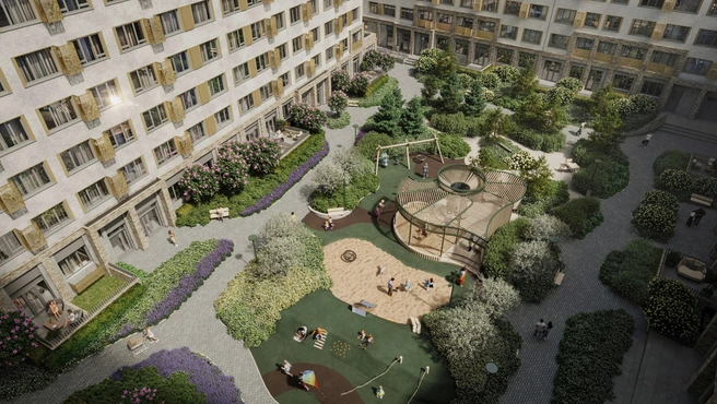 Природные кварталы утонут в зелени | Источник: «Талан»