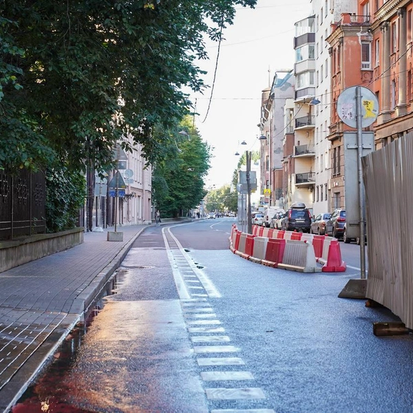 Движение по Большой Зелениной открыли. Обрушившийся дом продолжают ремонтировать | Источник: Фонд капитального ремонта Санкт-Петербурга