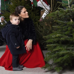 Принцесса Виктория выбрала рождественскую елку (и поздравила подданных)