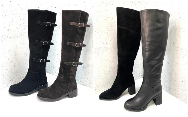 Модные сапоги на зиму есть разных моделей и форм | Источник: Vallenssia